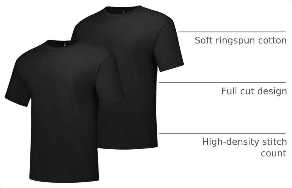 Hanes Men's Beefy-t Heavyweight Cotton T-Shirt 2 Pack