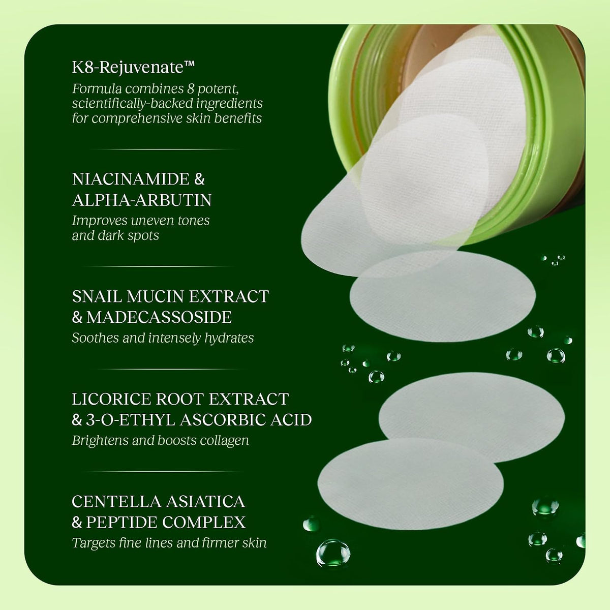 Radiance Boosting Korean Skincare Pads