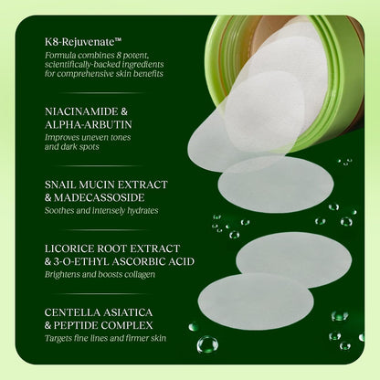 Radiance Boosting Korean Skincare Pads