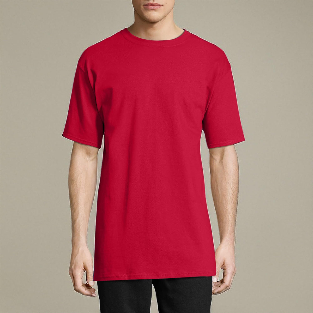 Hanes Men's Beefy-t Heavyweight Cotton T-Shirt 2 Pack