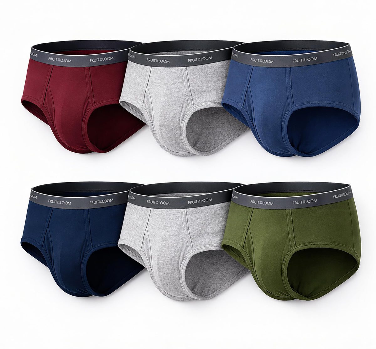 Fruit of the Loom Men's Underwear Briefs, Tag Free & Moisture Wicking